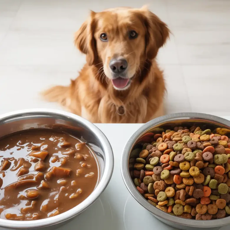 Wet and Dry Dog Food